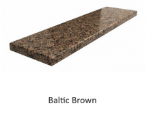Parapet granitowy Baltic Brown 2 cm