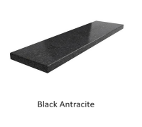Parapet granitowy Black Antracite 3 cm