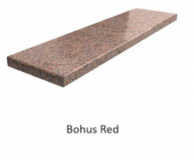Parapet granitowy Bohus Red 3 cm