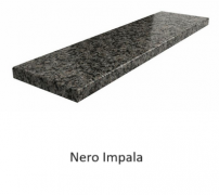 Parapet granitowy Nero Impala 3 cm