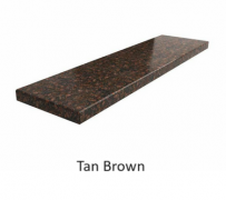 Parapet granitowy Tan Brown 2 cm
