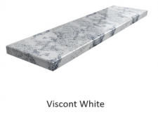 Parapet granitowy Viscont White 2 cm